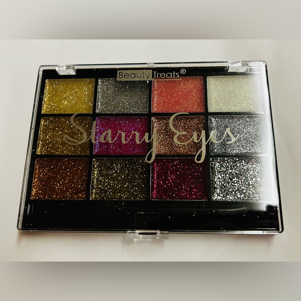 New Beauty Treats Starry Eyes 12 Pressed Glitters - Picture 12 of 13